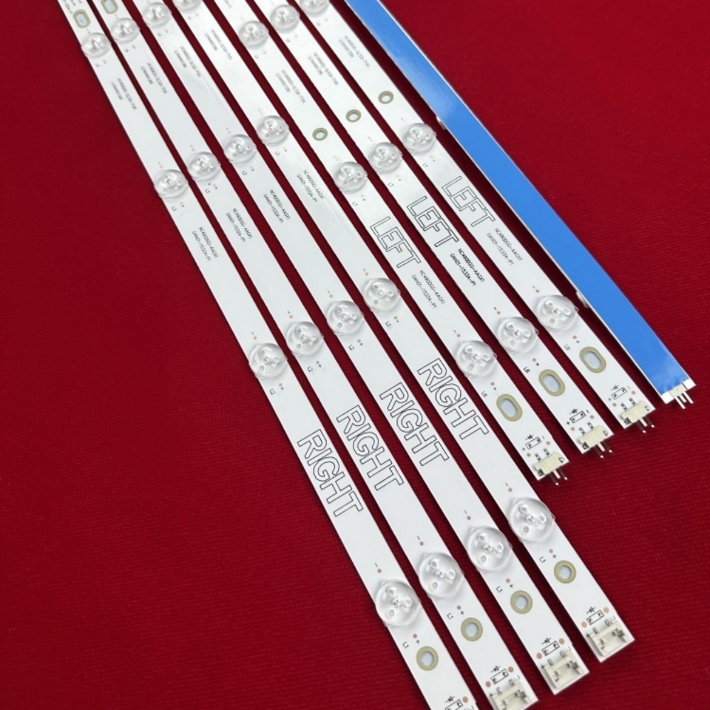 8Kits LED backlight Strip for TV 49UK6200PSA 49LK5700PSC 49LJ5500 49UJ6300 49LJ5550 49UK6400PLF 49UK6450PLC 49UK6470PLC 49UK7500PUA 49UK6310PSE