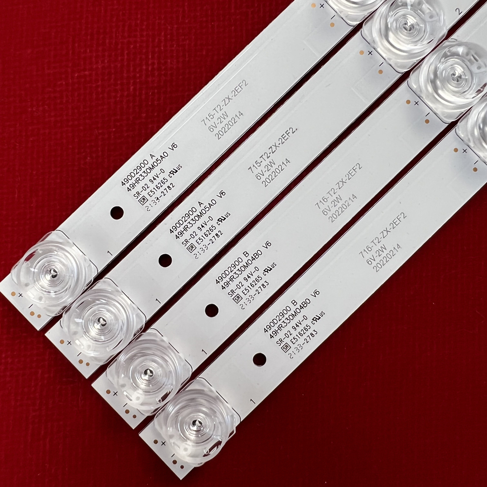 8Kits LED Backlight strip TOT_49_D2900 U49P6066 for 49L2600 L49S4900 49U7800 49P2US 49L2900 49D2900 49S405 49S403