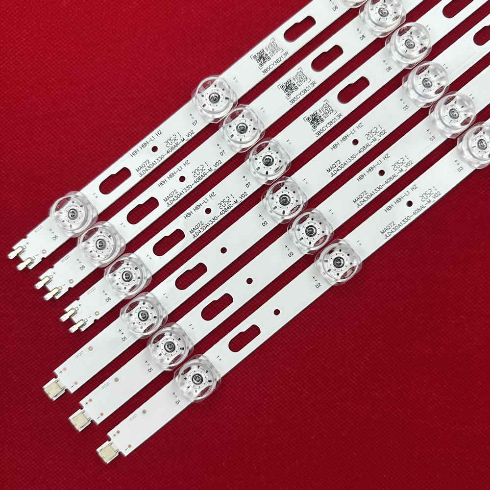 12Kits LED bar for Samsung UE43TU7100 UN43TU7000 UE43TU8000 UE43TU7000 UN43TU8000 UN43TU8200 UN43TU700DF UN43AU7700 Un43au7700G