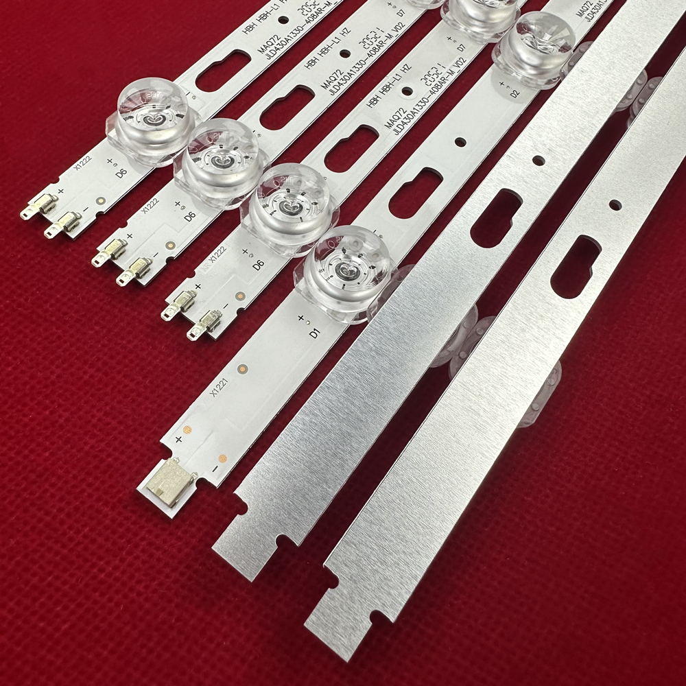 12Kits LED bar for Samsung UE43TU7100 UN43TU7000 UE43TU8000 UE43TU7000 UN43TU8000 UN43TU8200 UN43TU700DF UN43AU7700 Un43au7700G