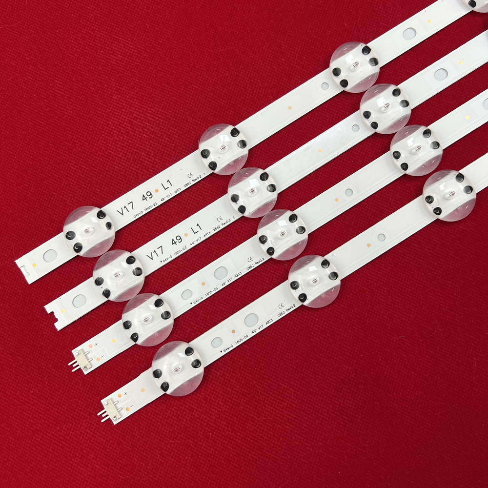 8Kits LED Backlight strip For 49UV340C 49LJ614V 49UJ6525 49UJ6585 49UJ6565 49UJ670V 49UJ701V V17 49 6916L-2862A 6916L-2863A