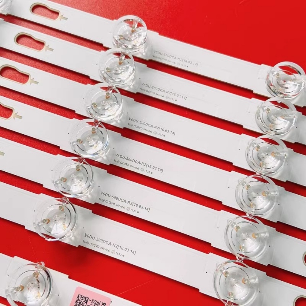 4Kits LED strip For UN50KU6000 UE50KU6000 UE50KU6020 UE50KU6072 UE50KU6075 UE50MU6105 UE50MU6122 UN50MU6100 V6DU-500DCA 500DCB-R2