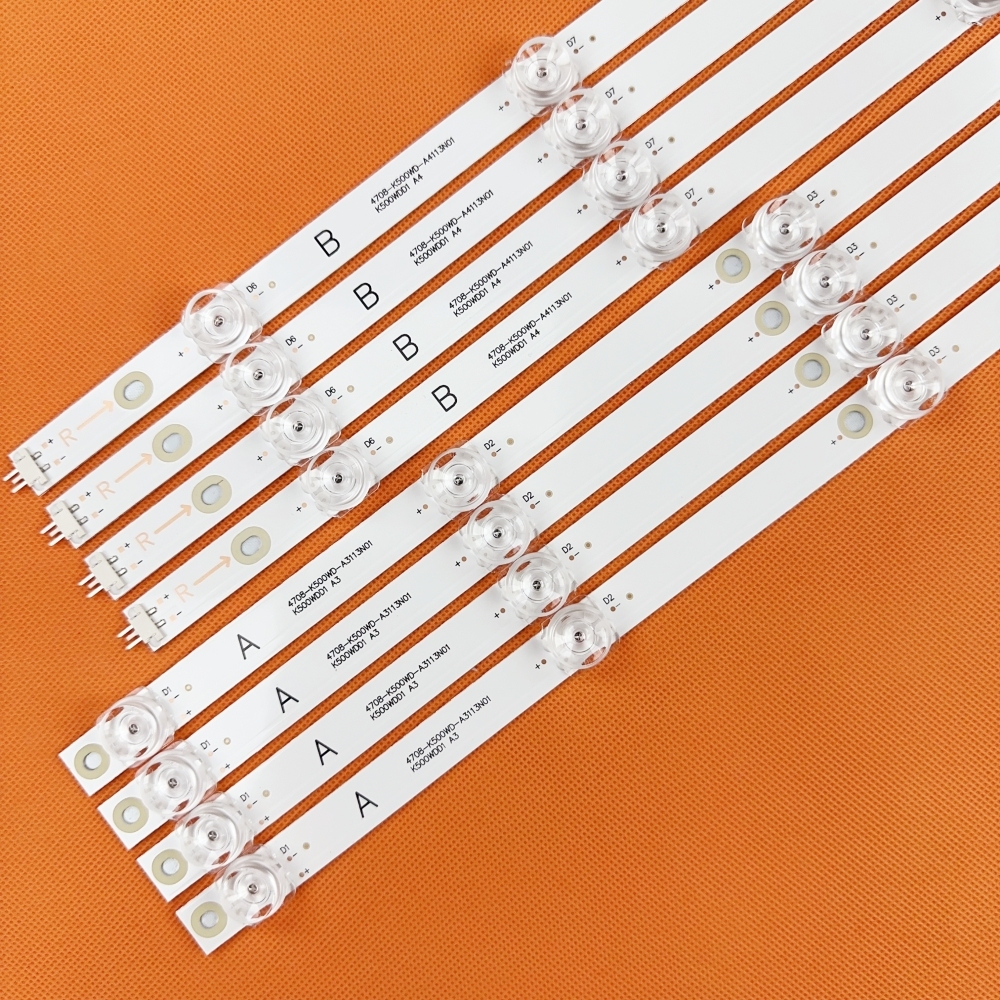 8Sets LED Backlight Strip For LE50UHD20 50UK950 50D1UDVB K500WD01 K500WDD1 A3 4708-K500WD-A3113N01
