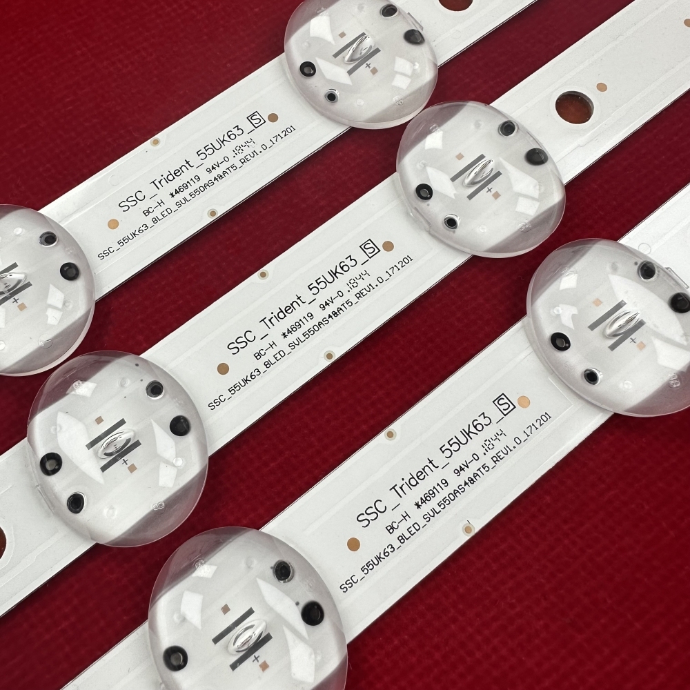 8Sets LED Backlight Strip for  55UK6300 55UK6200PLA 55UK6200 55UK6350 55UK6350PUC 55UK6550 55UK6550PUB 55UK63