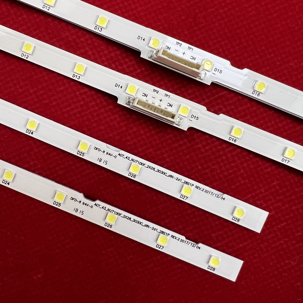 30/50Kits LED backlight strip for Samsung 43NU7100 UE43NU7100 UN43NU7100 UE43NU7100U AOT_43_NU7100F UE43NU7120U UE43NU7170U