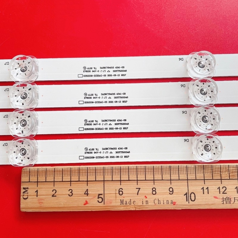8Kits LED backlight strip for XMNJ50D09-ZC26AG-02 PTV50D60SA 50D6U L50M5-AD K50DLP8F LED-50U670PLED50U570P