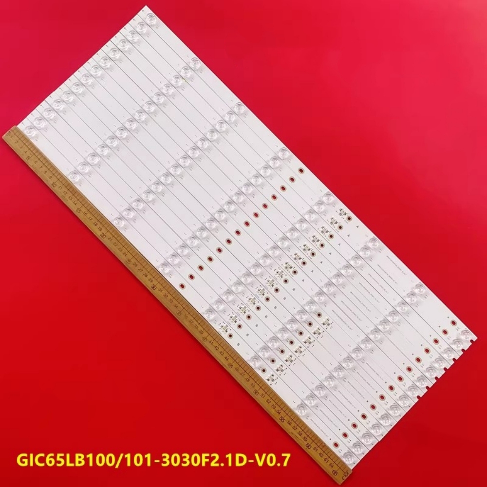 4Kits LED strip For 65C715 65C78 65Q10 65Q7D 65N5 GIC65LB100 GIC65LB101_3030F2.1D_V0.7_20200108 4C-LB6508-ZM19 B0006 ZMJN