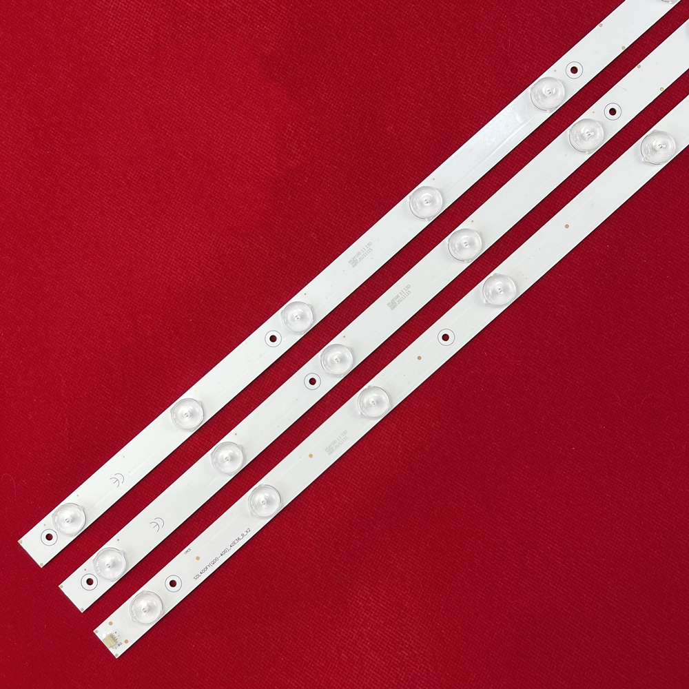 12Sets LED Backlight strip Lamp For Dl4077 Dl4077i SDL400FY(QD0-400)_40E36_A_X1 SDL400FY(QD0-400)_40E36_B_X2 (2A+1B)