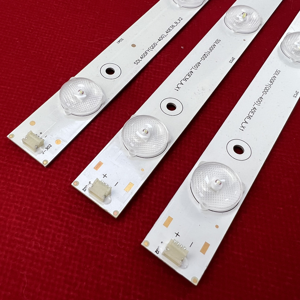 12Sets LED Backlight strip Lamp For Dl4077 Dl4077i SDL400FY(QD0-400)_40E36_A_X1 SDL400FY(QD0-400)_40E36_B_X2 (2A+1B)