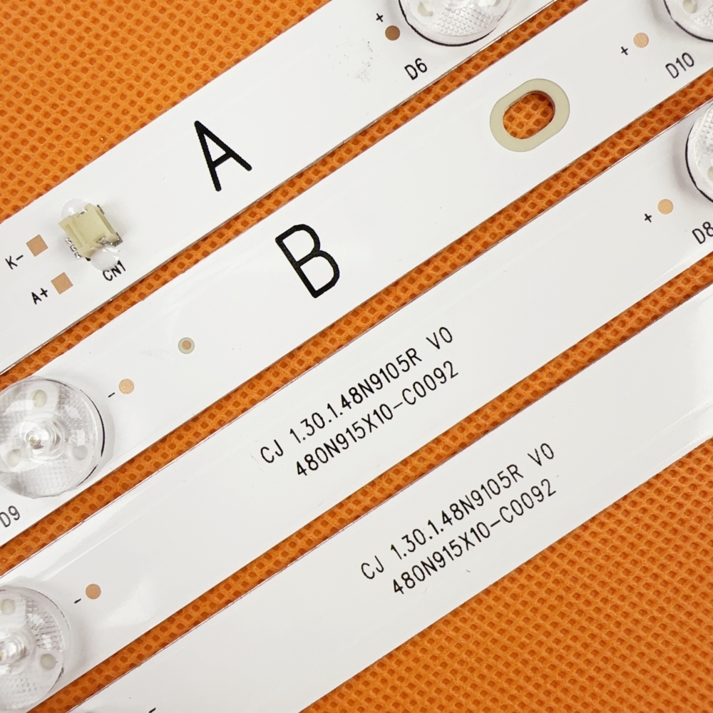 Brasil armazém 8 conjuntos de tira retroiluminação LED para Ptv48a12dsgwa Ptv48a12 48N9105R CJ 1.30.1.48N9105R V0 10LED 24v