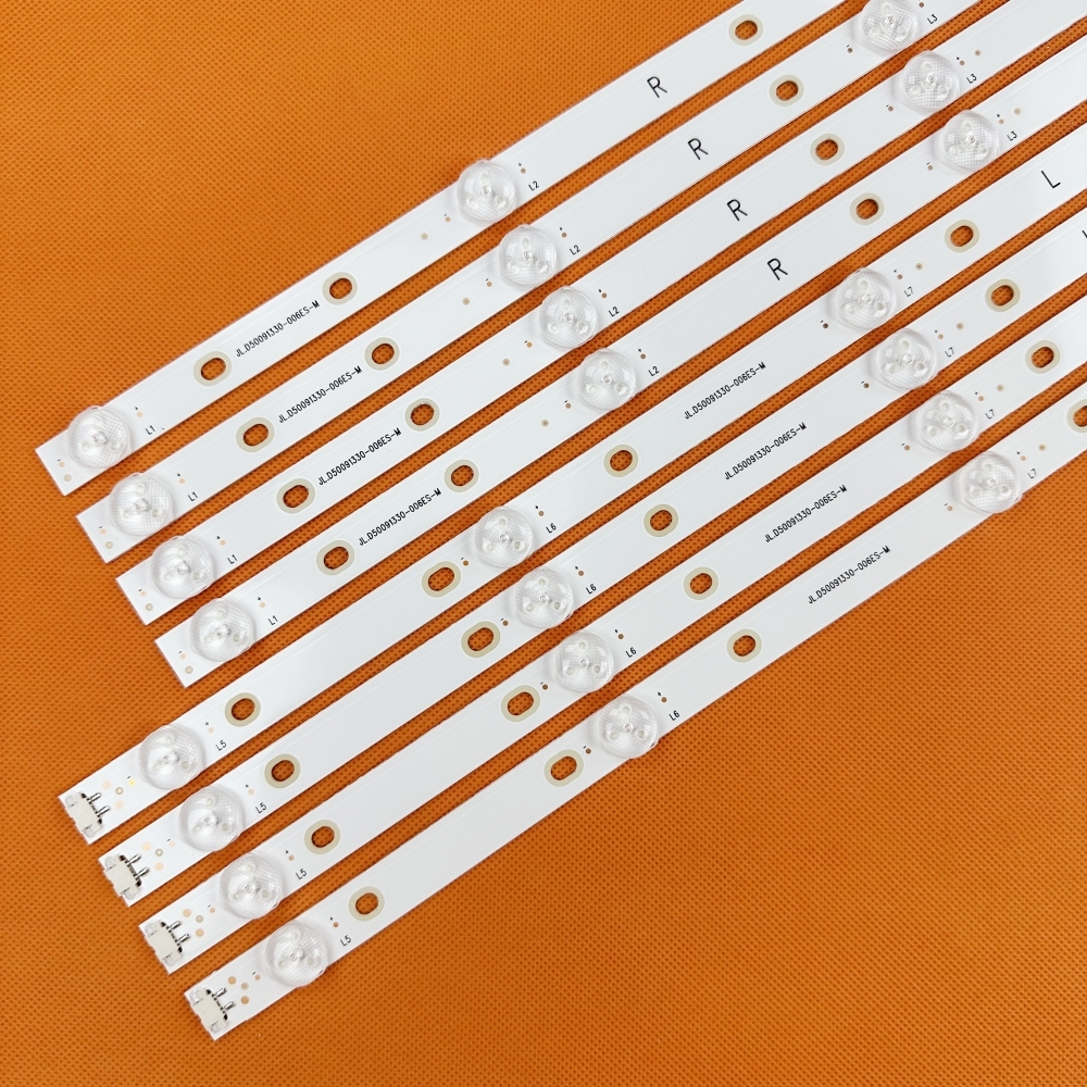 Brasil armazém 8 conjuntos de tira retroiluminação LED para TL032 JL.D50091330-006ES-M_V02 3080550S10DTZ001 H-LED50FU7004 CX500DLEDM 50DM7700