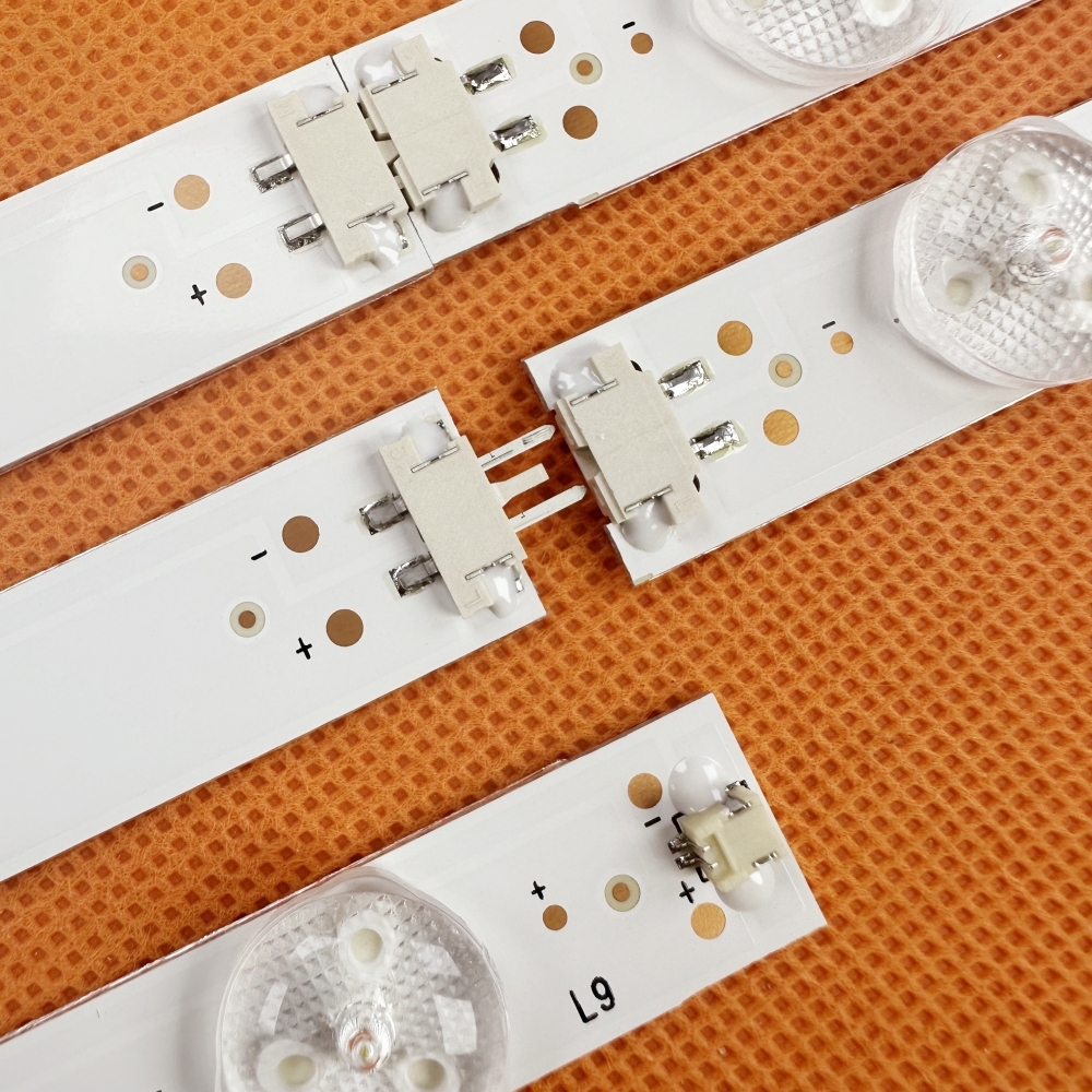 Brasil armazém 8 conjuntos de tira retroiluminação LED para TL032 JL.D50091330-006ES-M_V02 3080550S10DTZ001 H-LED50FU7004 CX500DLEDM 50DM7700