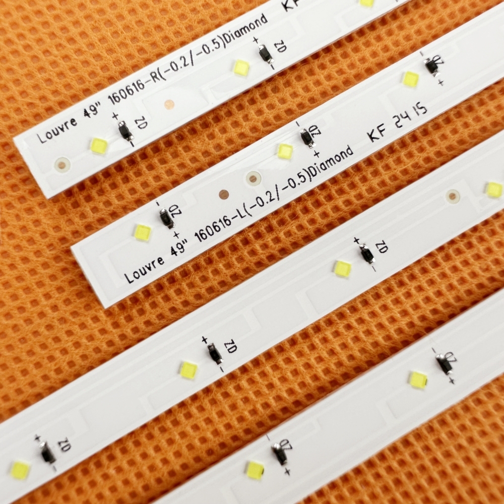 Brasil armazém 25 conjuntos de tira retroiluminação LED para UN49K5300 UA49k5300 UE49K5100 Louvre 49 BN96-39730A V6LF_490DKA_LED31 490SFB 490SFA