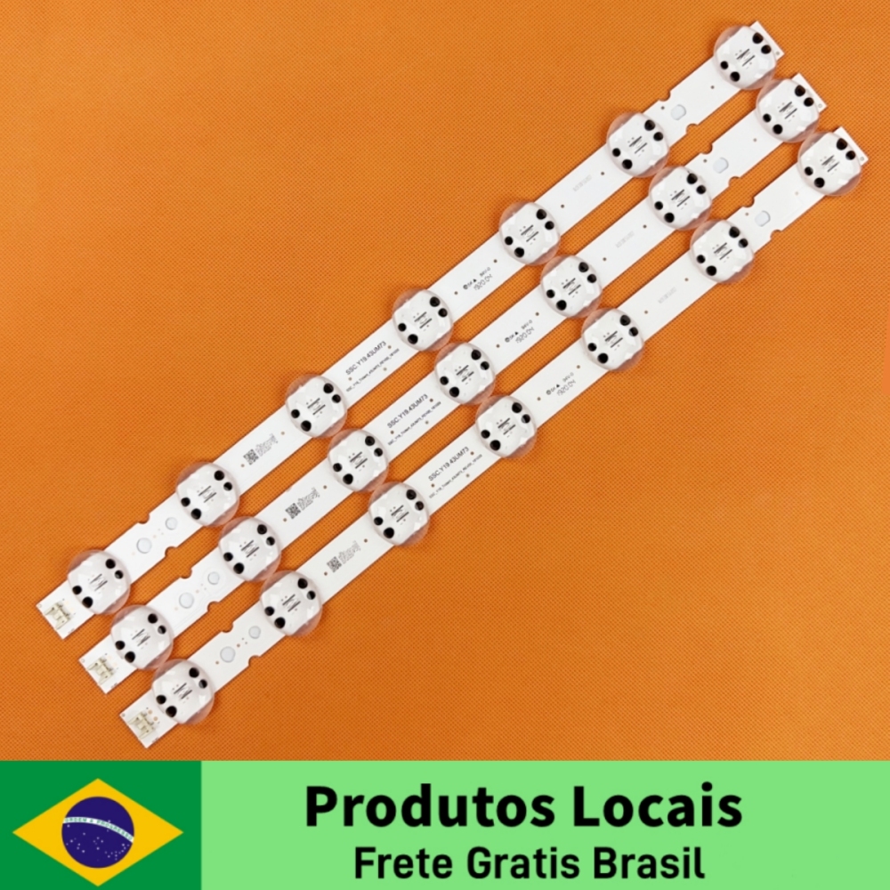 Brasil armazém 10 conjuntos de tira retroiluminação LED para 43UN7300PSC 43um7300 43um7500 43UN73006LC 43UN74006LB 43UN73906LE 43um7510 43um7300psa 43um7510psb