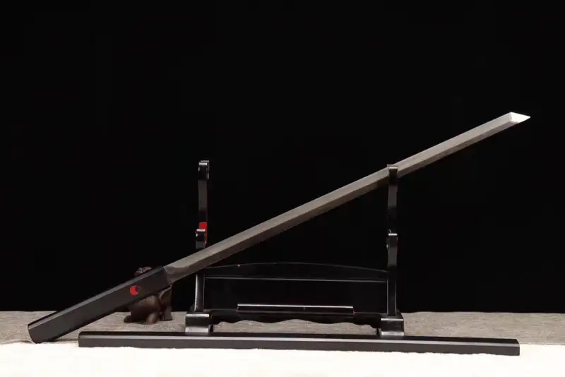 Six-sided black stick sword,Kusanagi sword,High manganese steel,Rosewood scabbard,Longquan sword