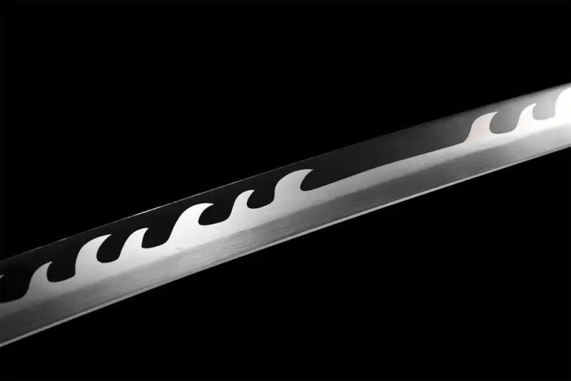 Black Anime Sword,Katana Sharp,Real Japanese Samurai Sword,Handmade Anime Katana,Full Tang,High-carbon steel