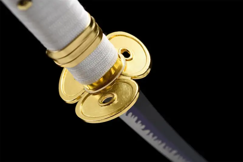White Anime Sword,Purple Blade,One Piece,Anime Cosplay,Real Japanese Samurai Sword,Handmade anime Katana,High-carbon steel,Full Tang