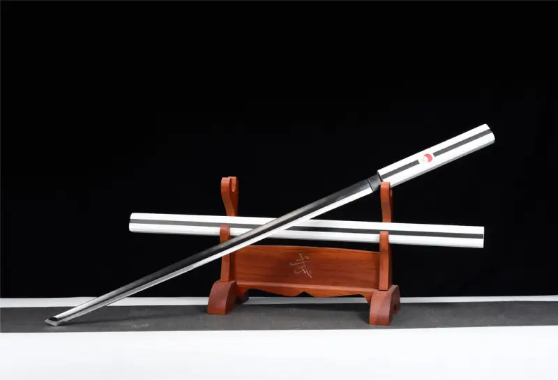 Anime Sword,Normal Type,White Stick Sword,Kusanagi sword plover blade,Naruto,Uchiha Sasuke,1060 High-carbon steel