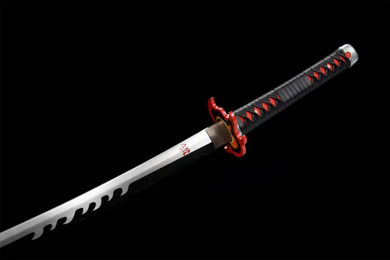 Black Anime Sword,Katana Sharp,Real Japanese Samurai Sword,Handmade Anime Katana,Full Tang,High-carbon steel