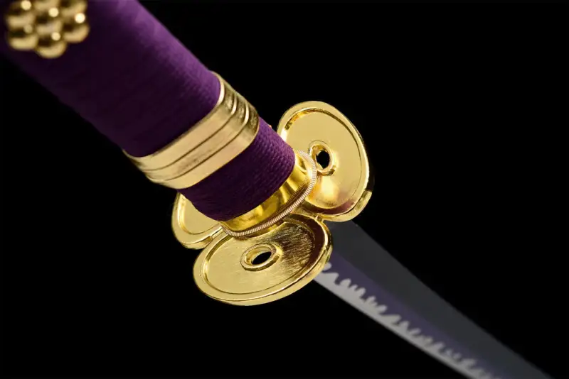 Purple Anime Sword,One Piece,Anime Cosplay,Japanese Samurai Sword,Real Handmade anime Katana,High-carbon steel,Full Tang