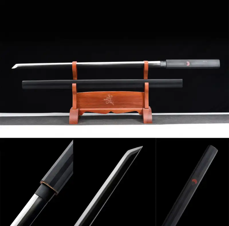 Anime Sword,Normal Type,Black Stick Sword,Kusanagi sword plover blade,Naruto,Uchiha Sasuke,1060 High-carbon steel