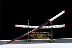 Demon Slayer,Rengoku Kyoujurou,Anime Katana Sword,Anime Cosplay, Japanese Samurai Sword,1060 High-carbon steel