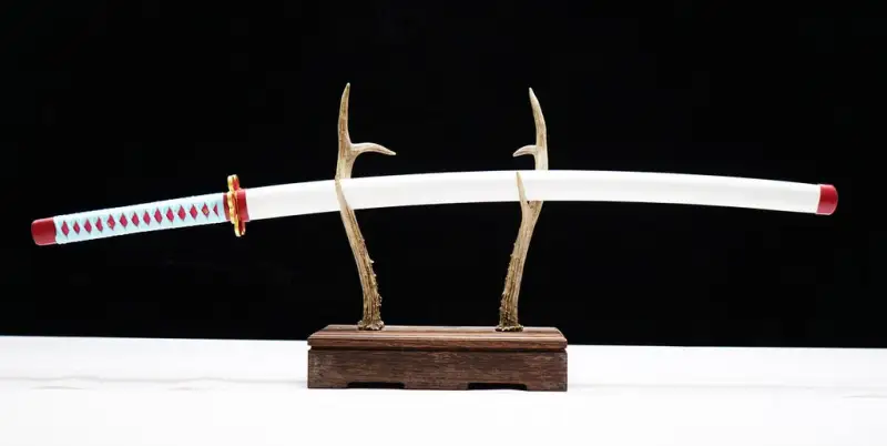 Anime Sword,Kanroji Mitsuri Anime Cosplay,Japanese Samurai Sword,Real Handmade anime Katana,High-carbon steel