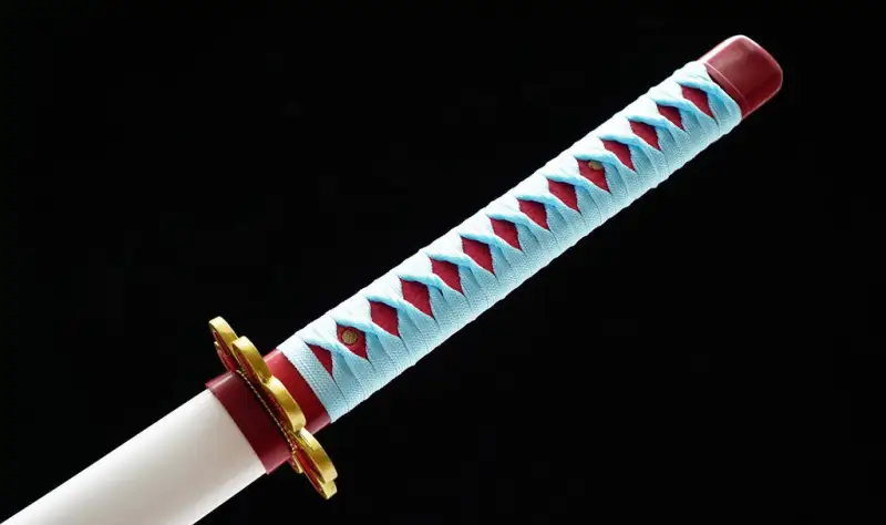 Anime Sword,Kanroji Mitsuri Anime Cosplay,Japanese Samurai Sword,Real Handmade anime Katana,High-carbon steel