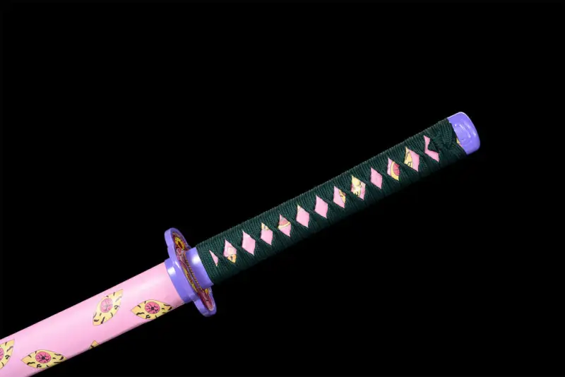 Pink Anime Sword,Anime Cosplay,Real Japanese Samurai Sword,Handmade Anime Katana,High-carbon steel,Full Tang
