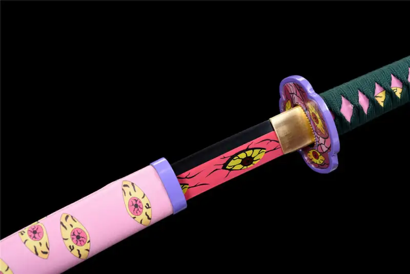 Pink Anime Sword,Anime Cosplay,Real Japanese Samurai Sword,Handmade Anime Katana,High-carbon steel,Full Tang