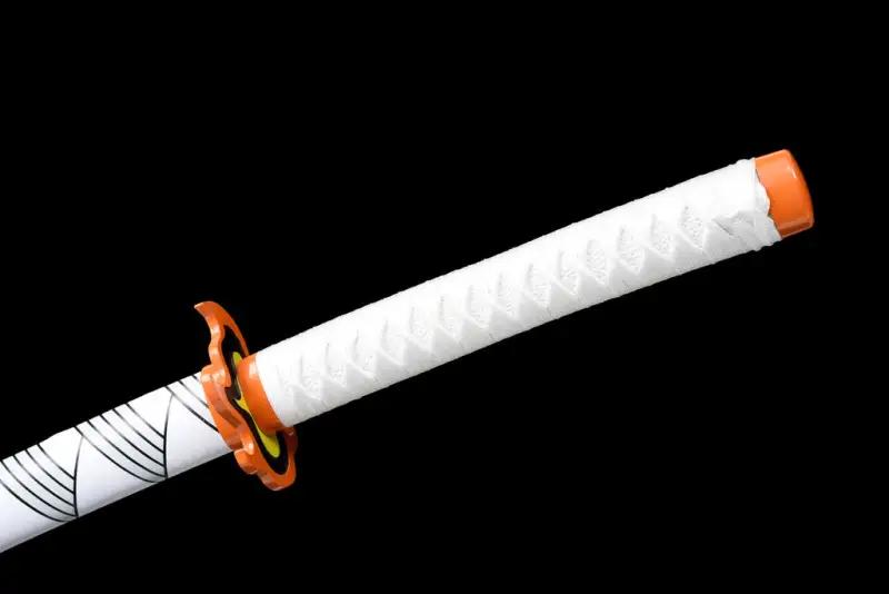 Demon Slayer Cosplay Anime Swords T10 Steel Clay Tempered with Hamon Handmade Katana Sword Real Japanese Samurai Sword