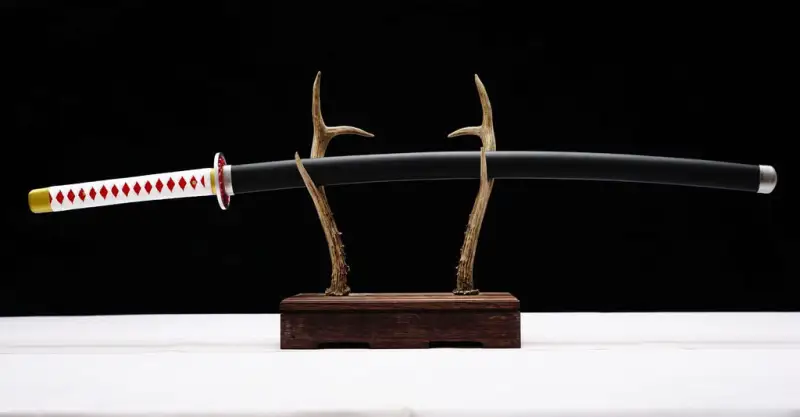 Anime Sword,Tsuyuri Kanao Anime Cosplay,Japanese Samurai Sword,Real Handmade anime Katana,High-carbon steel