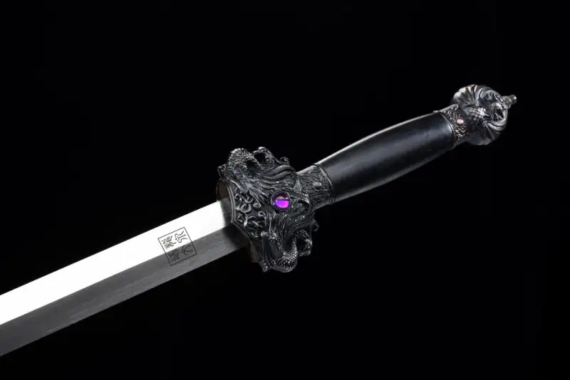 Red Phoenix Sword,Real Sword,Handmade Chinese Sword,Hundred steelmaking pattern steel,Longquan sword