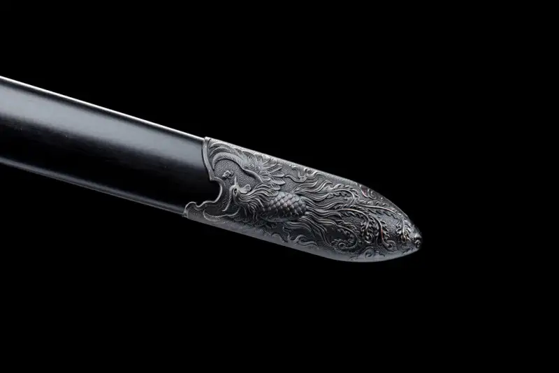 Red Phoenix Sword,Real Sword,Handmade Chinese Sword,Hundred steelmaking pattern steel,Longquan sword