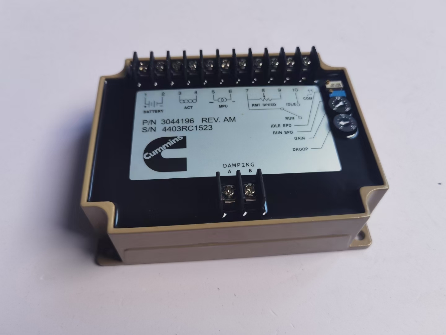 speed controller for cummins genset