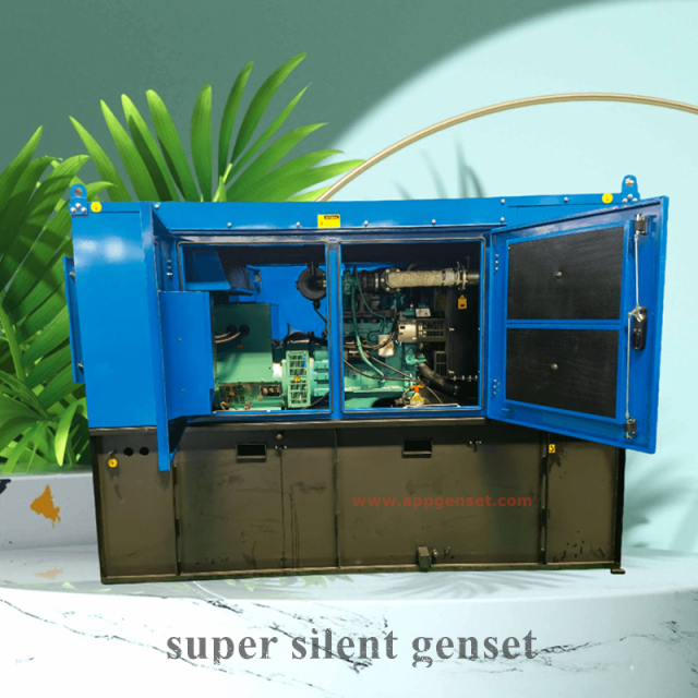 telecom diesel generator with 1000L double wall built in fuel tank