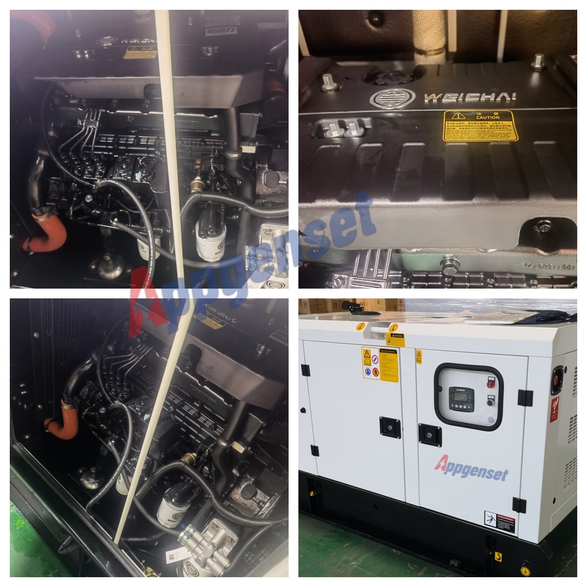 700kva 560kw diesel generator by cummins and weichai 500KW