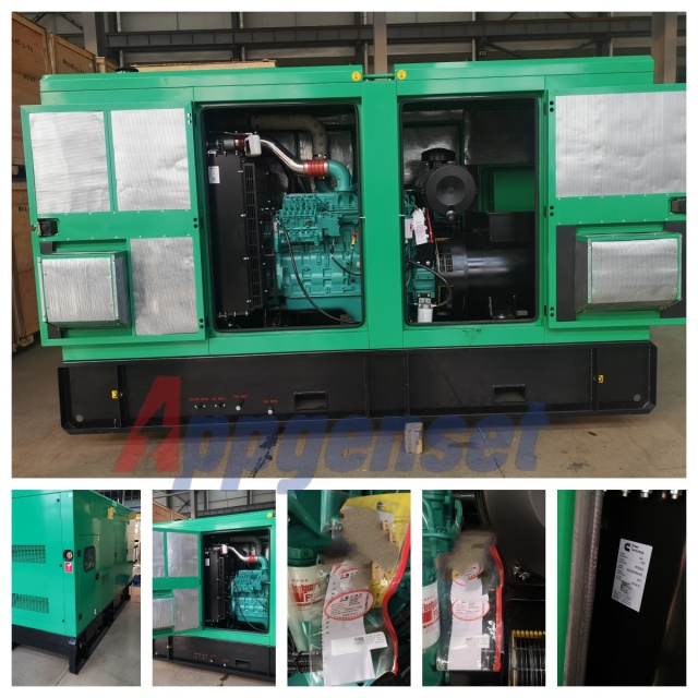 High performance 300KW  400kva power diesel generator 50HZ cummins with Original Stamford Uk deepsea controller