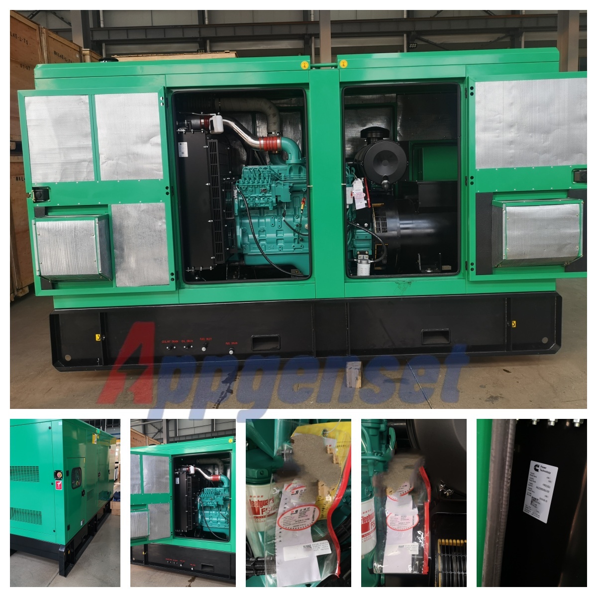 High performance 350kva 280KW power diesel generator 50HZ