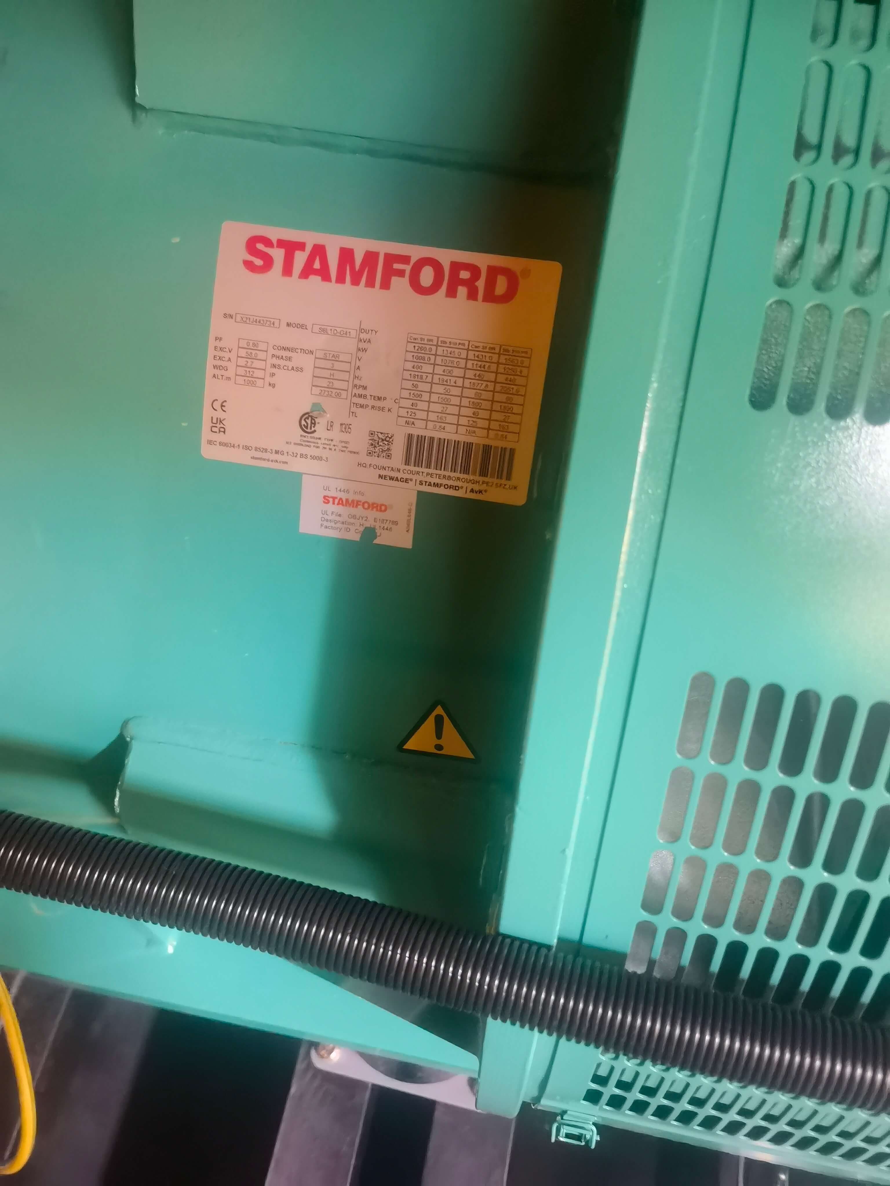 1675KVA CUMMINS DIESEL GENRATOR 1340KW with KTA50-GS8