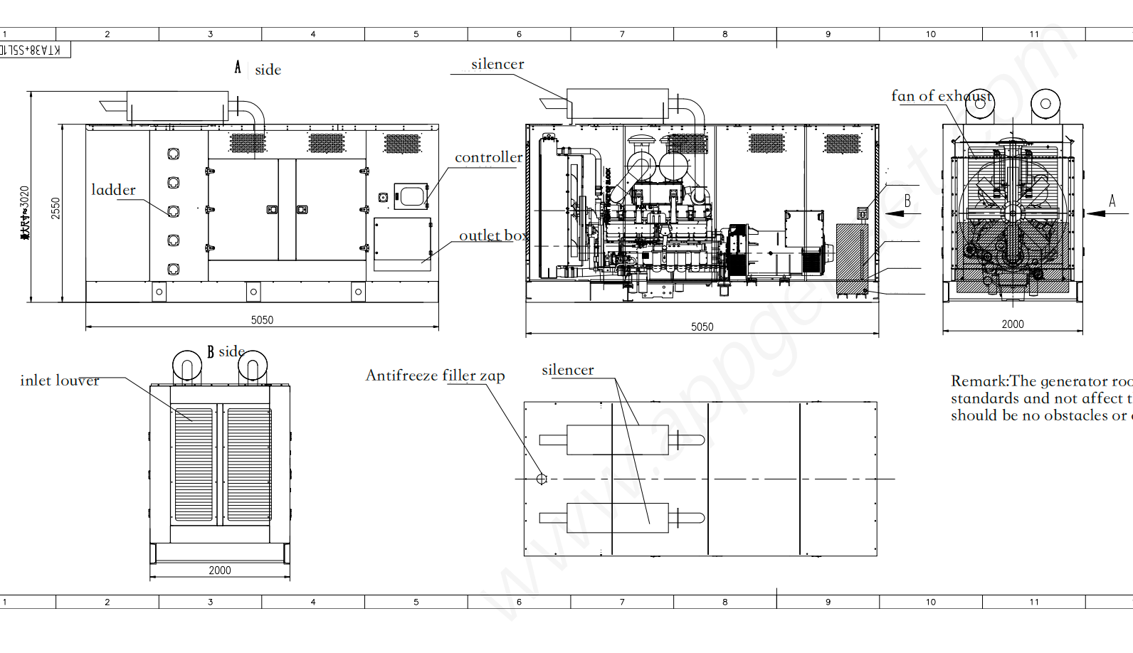 generator drawing