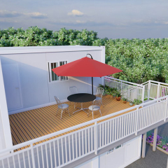Pre Fabricated Coffee Shop Shipping Container House