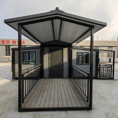 20ft Expandable House With Small Porch And Side Terrace