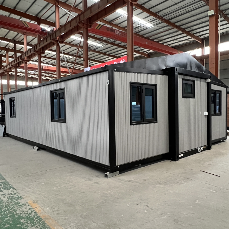 30ft Expandable House With Triangular Roof And Terrace