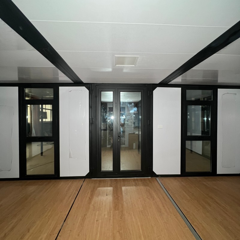 2 Floors 20ft Expandable House Yellow Wall Panel