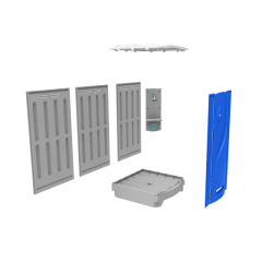 HDPE Portable Shower Room