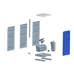 HDPE Seated Portable Toilet