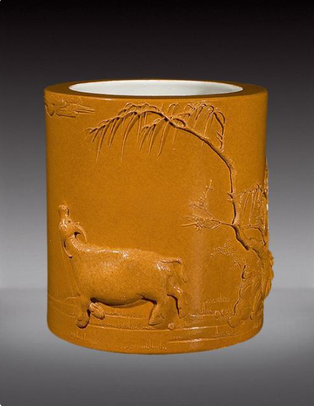 Porcelain pen holder