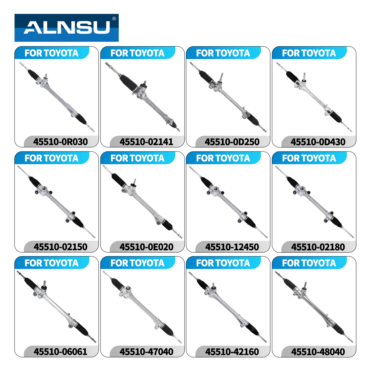 high quality good price steering rack For Toyota ZNE14 WISH ZZE124 44200-2B040