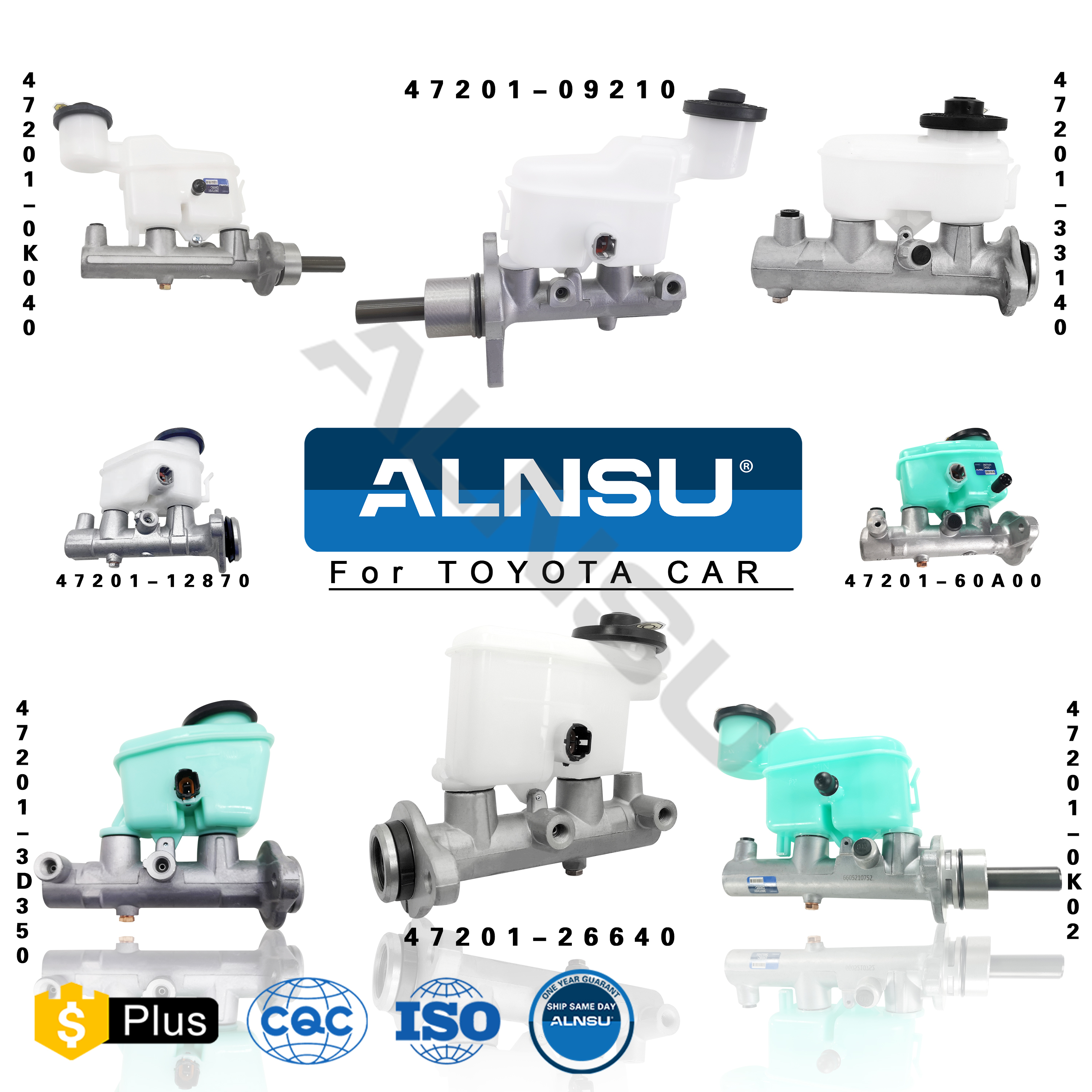 Automobile brake system Parts Brake Master Cylinder For TOYOTA HONDA NISSAN VW AUDI BMW BENZ MAZDA SUZUKI FORD MITSUBISHI